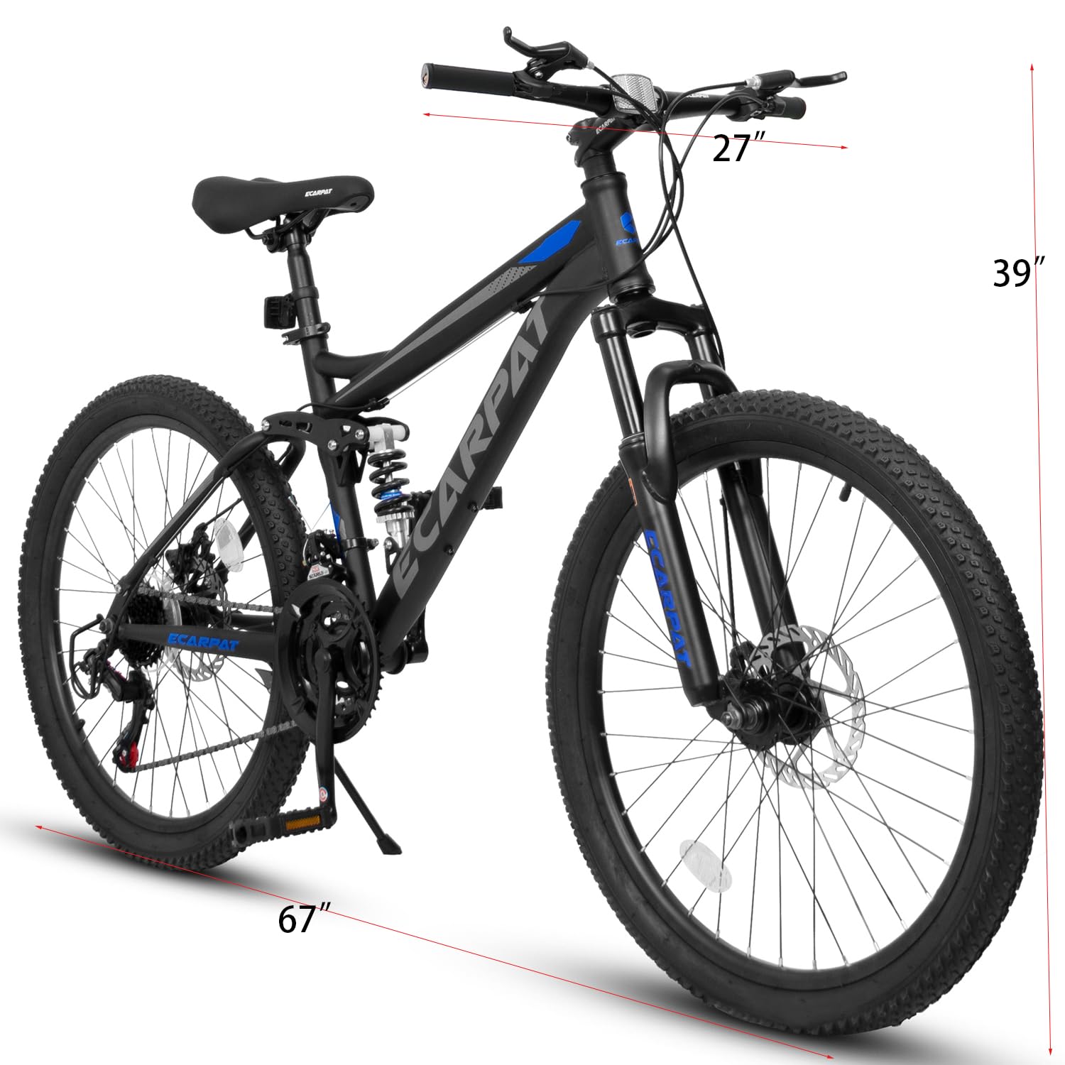 Amazon.com : YHUBHSIS Mountain Bike 26 Inch, 21 Speed ​​Full